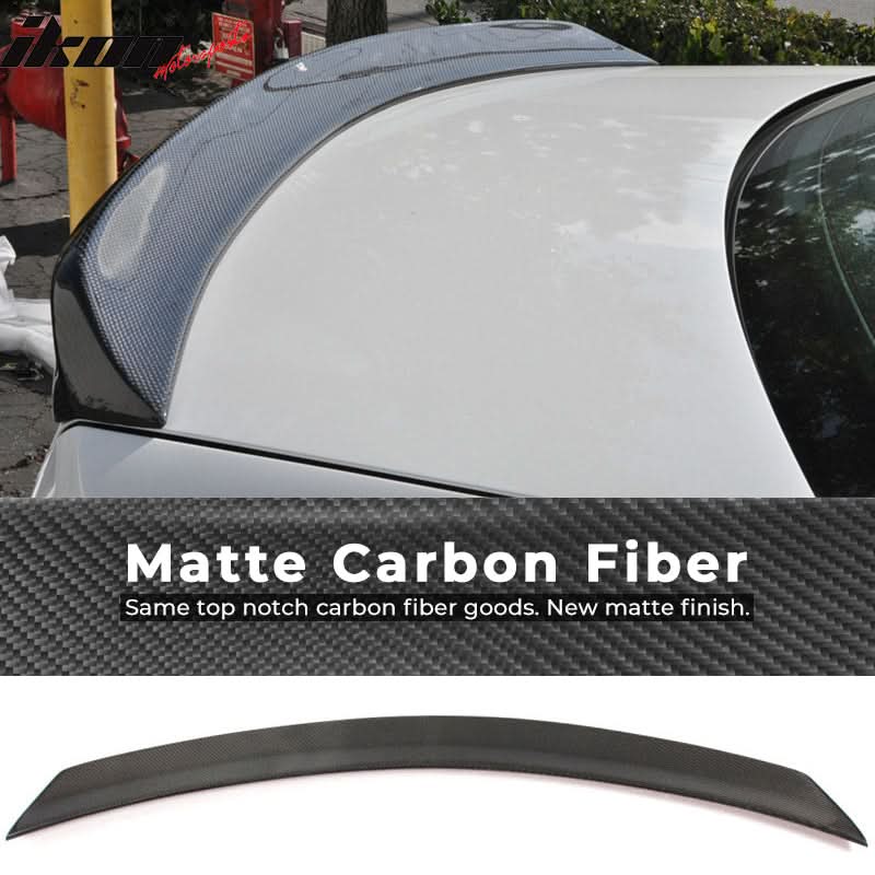 2008-2014 Benz C-Class W204 V Style Trunk Spoiler Wing Carbon Fiber