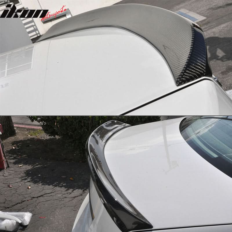 2008-2014 Benz C-Class W204 V Style Trunk Spoiler Wing Carbon Fiber