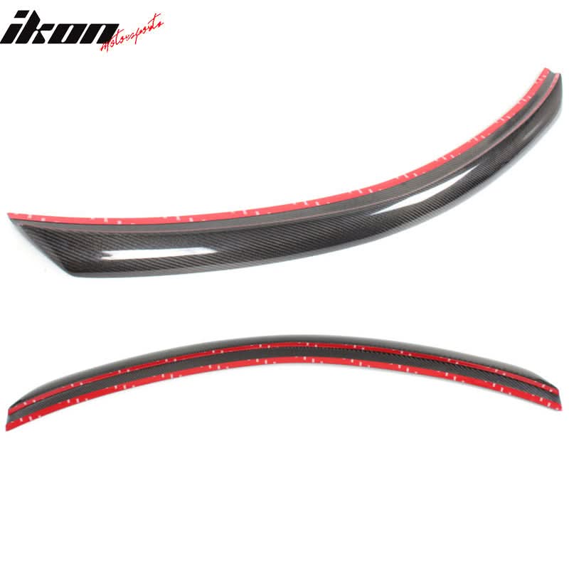 2008-2014 Benz C-Class W204 V Style Trunk Spoiler Wing Carbon Fiber