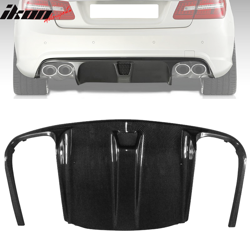 2010-2013 Benz E-Class W207 JC Rear Bumper Lip Diffuser Carbon Fiber