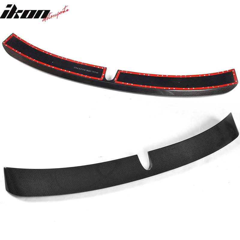 2003-2005 Benz E-Class W211 L Style Rear Roof Spoiler Carbon Fiber