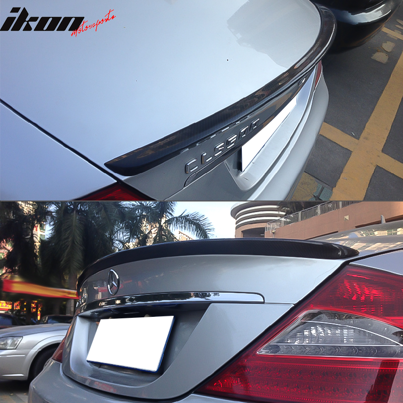 2005-2010 Benz W219 CLS300 CLS63 AMG Style Trunk Spoiler Carbon Fiber