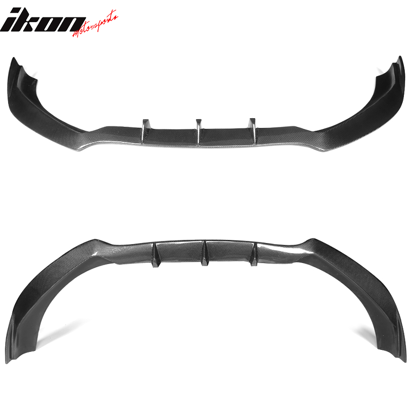 2013-2017 Audi S5 Facelift B8 JC Style Front Bumper Lip Carbon Fiber