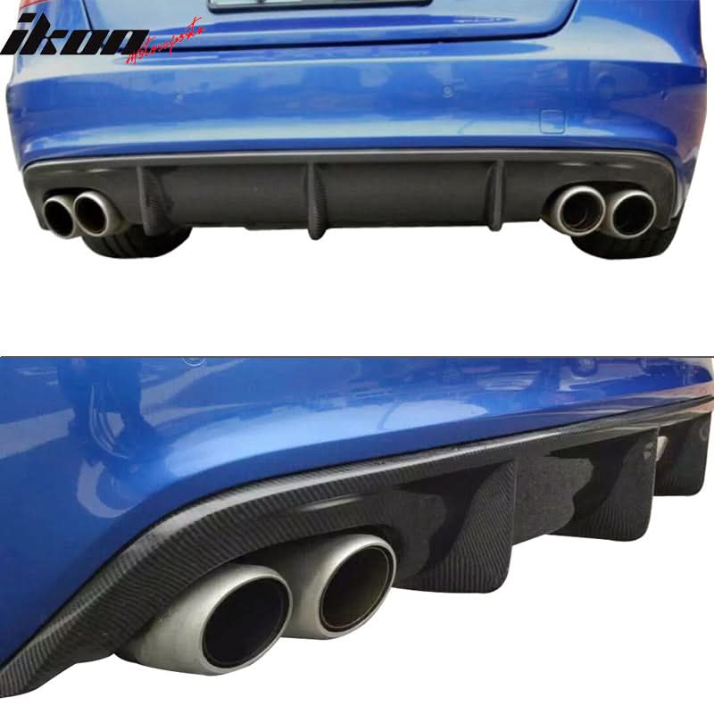 2013-2017 Audi S5 B8.5 OE Style Rear Bumper Diffuser Carbon Fiber FRP