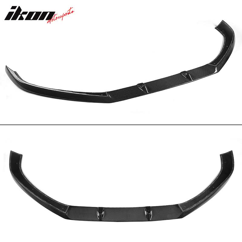 2017-2019 Audi A4 B9 JC Style Front Bumper Lip Spoiler Carbon Fiber