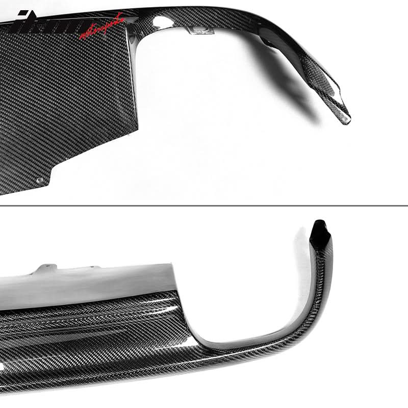 2012-2015 Audi A6 C7 S6 Style Rear Bumper Lip Diffuser Carbon Fiber