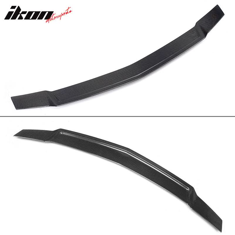 2010-2016 Benz E Class W212 Sedan RT Style Trunk Spoiler Carbon Fiber