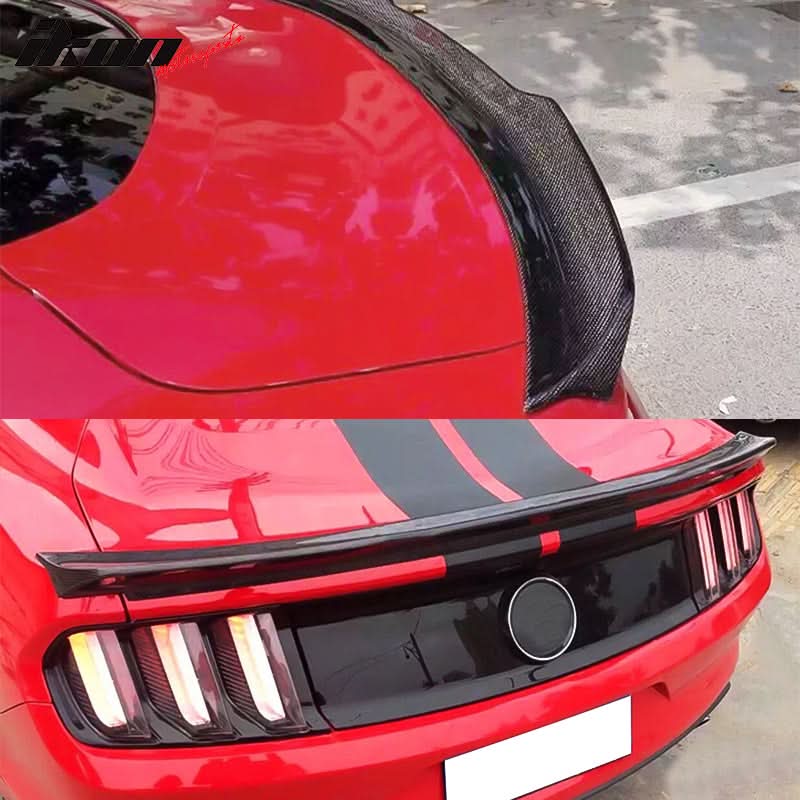 2015-2023 Ford Mustang S550 JC Style Rear Trunk Spoiler Carbon Fiber