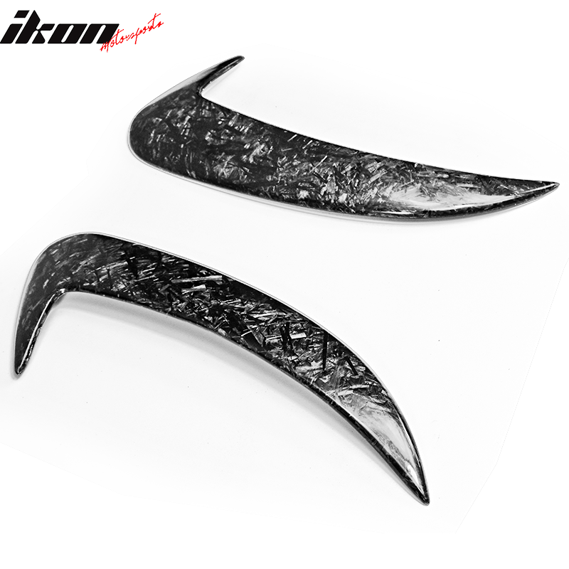 2015-2018 Bnez C-Class W205 Front + Rear Side Vents Spoiler Forged CF