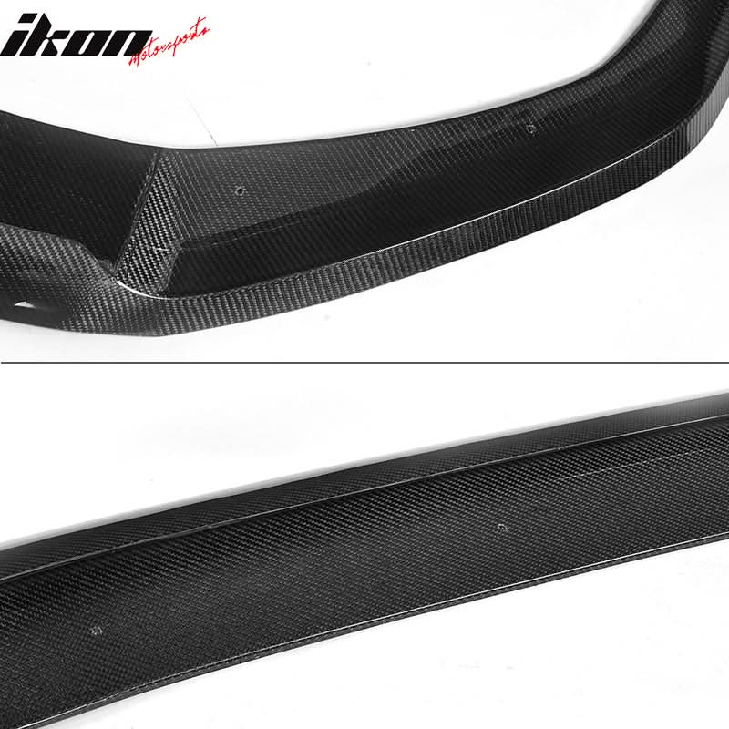 2017-2019 Audi A4 B9 Sedan JC Style Front Bumper Lip Kit Carbon Fiber