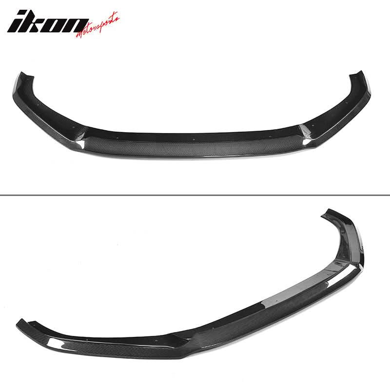 2017-2019 Audi A4 B9 Sedan JC Style Front Bumper Lip Kit Carbon Fiber