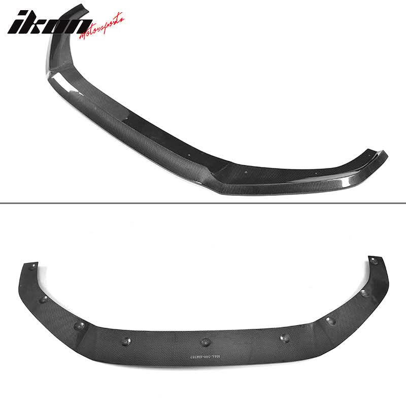 2017-2019 Audi A4 B9 Sedan JC Style Front Bumper Lip Kit Carbon Fiber