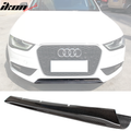 2013-2016 Audi A4 B8 Sedan OE Style Front Bumper Lip Carbon Fiber FRP