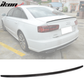 2012-2017 Audi A6 C7 Sedan S6 Style Trunk Spoiler Lip Carbon Fiber FRP
