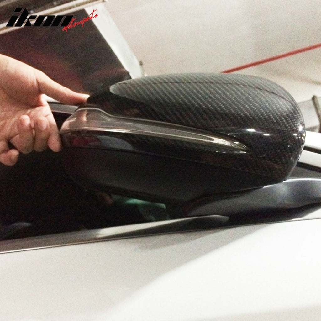 2015-2018 Benz W205 C Class W222 S Class Mirror Cover Carbon Fiber FRP