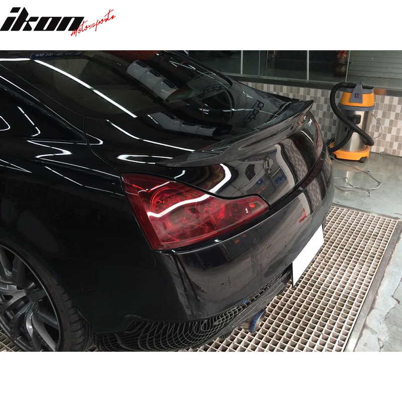 2008-2013 Infiniti G37 V36 Coupe JDM Style Trunk Spoiler Carbon Fiber