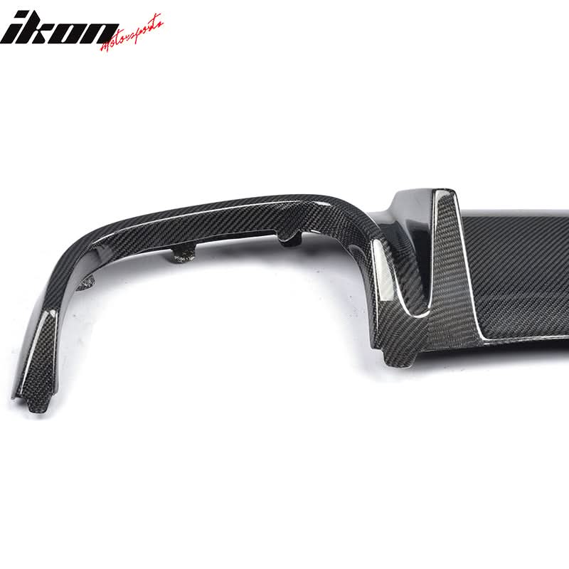 2008-2011 Benz C Class W204 C63 TMS Style Rear Diffuser Carbon Fiber