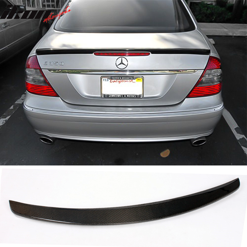2003-2009 Benz E-Class W211 AMG Style Trunk Wing Spoiler Carbon Fiber