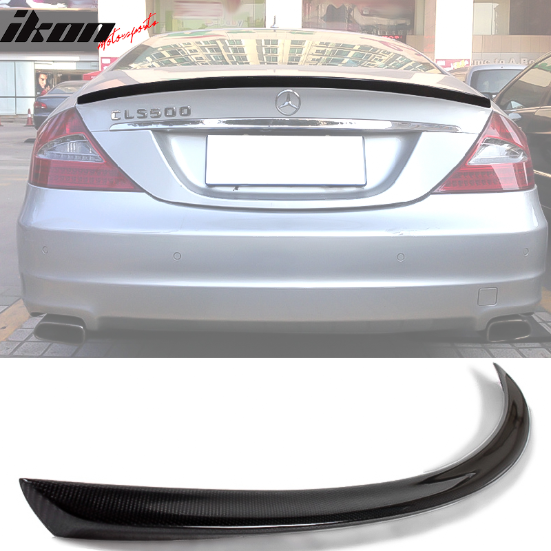 2005-2010 Benz W219 CLS300 CLS63 AMG Style Trunk Spoiler Carbon Fiber