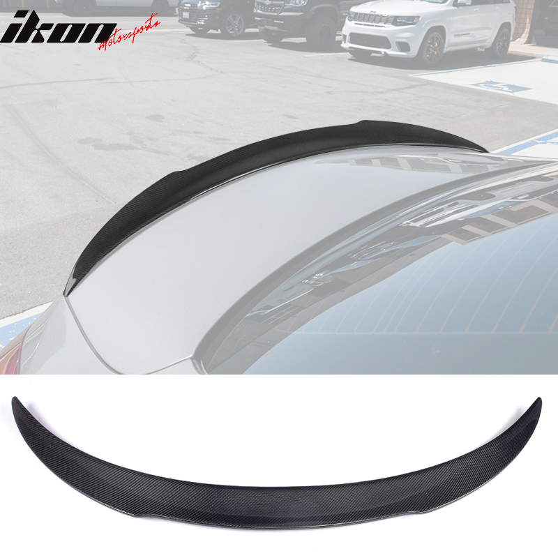 2015-2021 Benz W205 C Class FD Style Trunk Spoiler Wing Carbon Fiber
