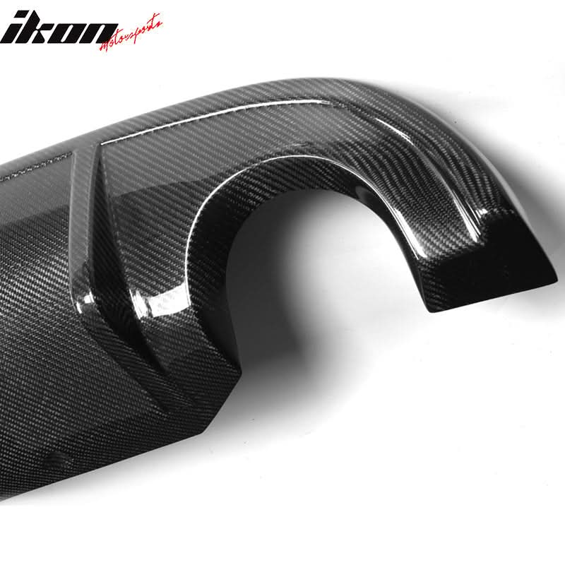 2014-2017 Infiniti Q50 V37 S Style Rear Bumper Diffuser Carbon Fiber