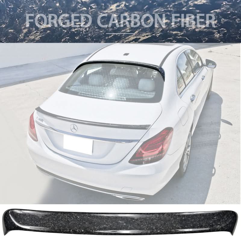 2015-2021 Benz C Class W205 OE Style Roof Spoiler Forged Carbon Fiber