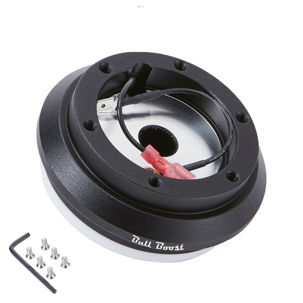Deadboyz 350mm Steering Wheel + Short Hub Adapter Kit For Mazda Miata RX-7 RX-8 MX-3 MX-6