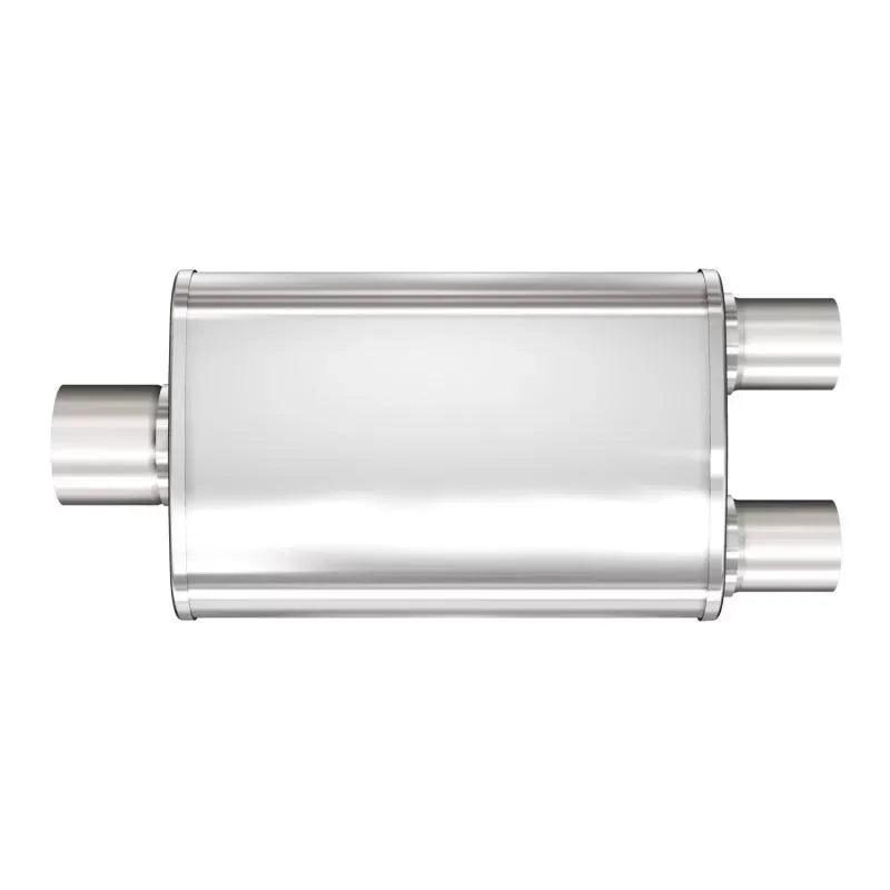 MagnaFlow Universal Performance Muffler 3" Inlet 2.5" Outlet Satin Finish XL Series