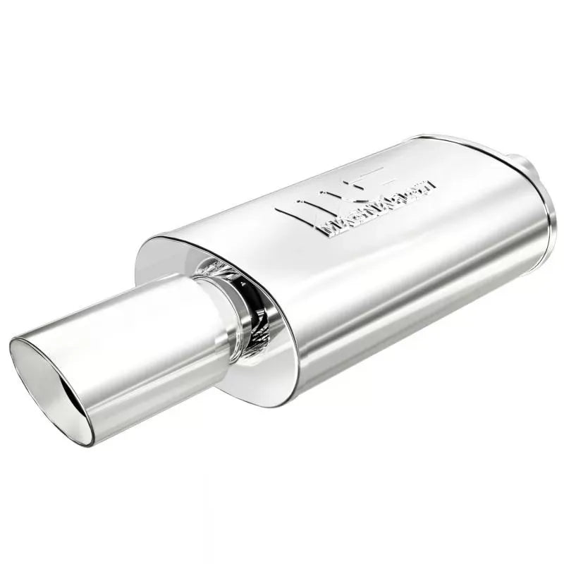 MagnaFlow Competition Core 5" X 8" Oval Straight-Through Exhaust Muffler 14851, 2.25" Inlet