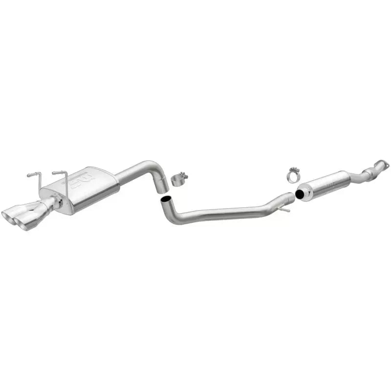 MagnaFlow Touring Series Cat-Back Exhaust System for 2012-2019 Fiat 500, Stainless Steel
