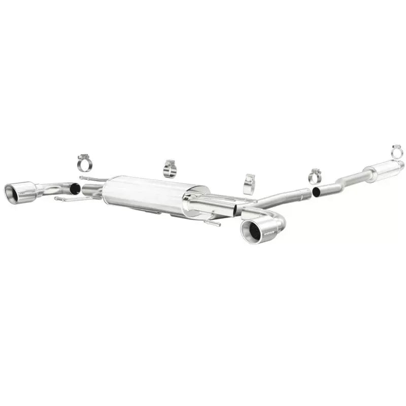 MagnaFlow 2014-2018 Mazda 3 Street Series Cat-Back Performance Exhaust System, Dual Split Rear, Stainless Steel