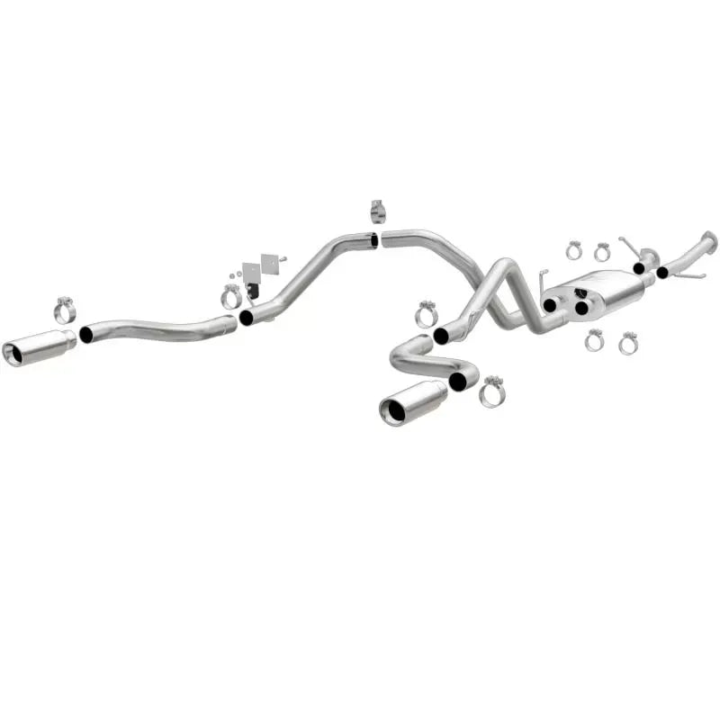MagnaFlow Cat-Back Performance Exhaust System for 2014-2021 Toyota Tundra, Dual Split Rear, Stainless Steel