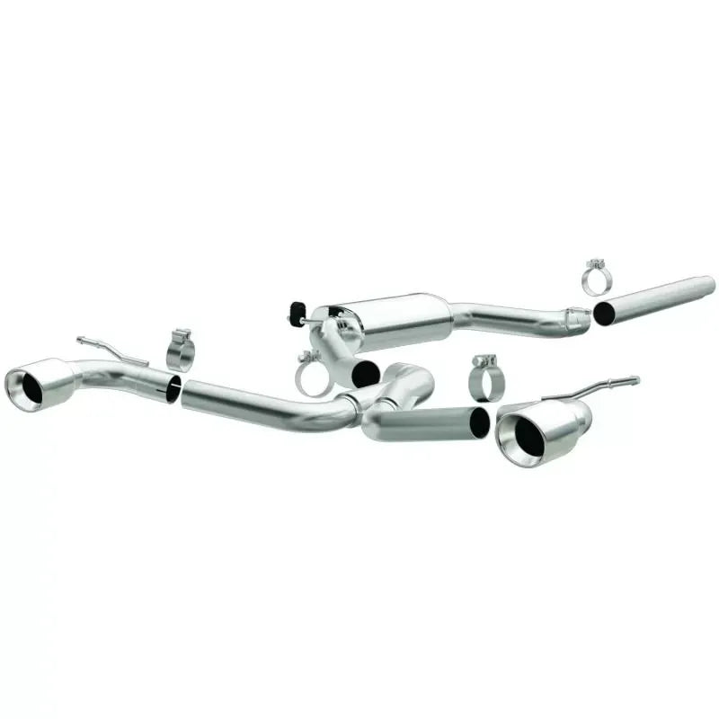 MagnaFlow Touring Series Cat-Back Exhaust System for 2015-2017 Volkswagen GTI, 3" Diameter, Dual Split Rear