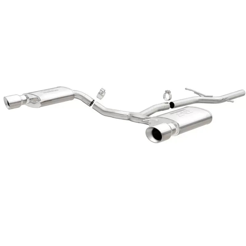 MagnaFlow Touring Series Cat-Back Exhaust System for 2013-2016 Audi allroad, Dual Split Rear, Stainless Steel