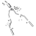 MagnaFlow Street Series Cat-Back Performance Exhaust System for 2011-2014 Ford F-150