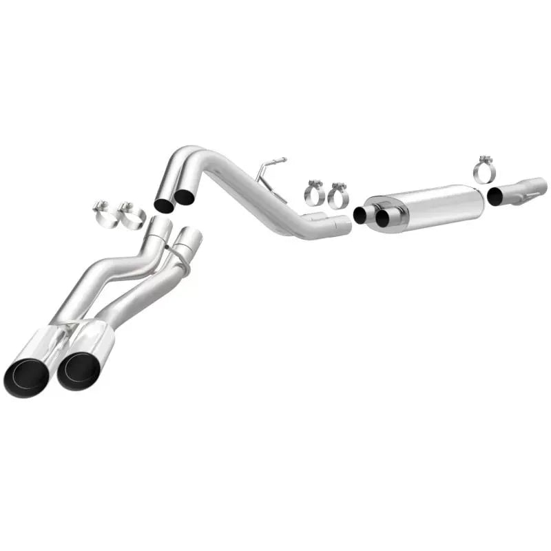 MagnaFlow Street Series Cat-Back Exhaust System for 2010-2014 Ford F-150, Polished Stainless Steel