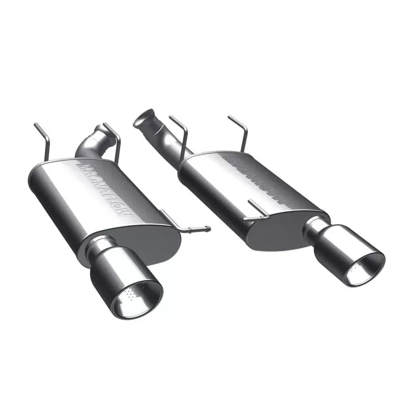 MagnaFlow Street Series Axle-Back Exhaust System for 2011-2012 Ford Mustang, Stainless Steel