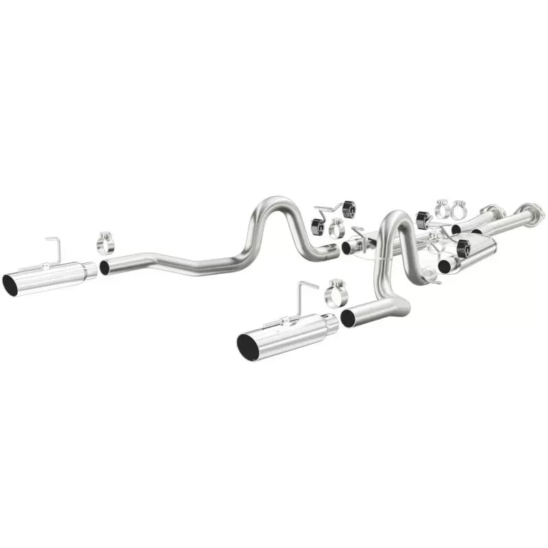 MagnaFlow Street Series Cat-Back Exhaust System for 1994-1998 Ford Mustang, Stainless Steel