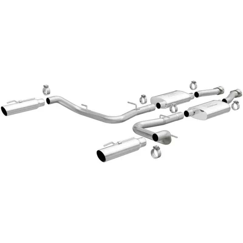 MagnaFlow Street Series Cat-Back Exhaust System for 1999-2004 Ford Mustang, Dual Split Rear, Stainless Steel