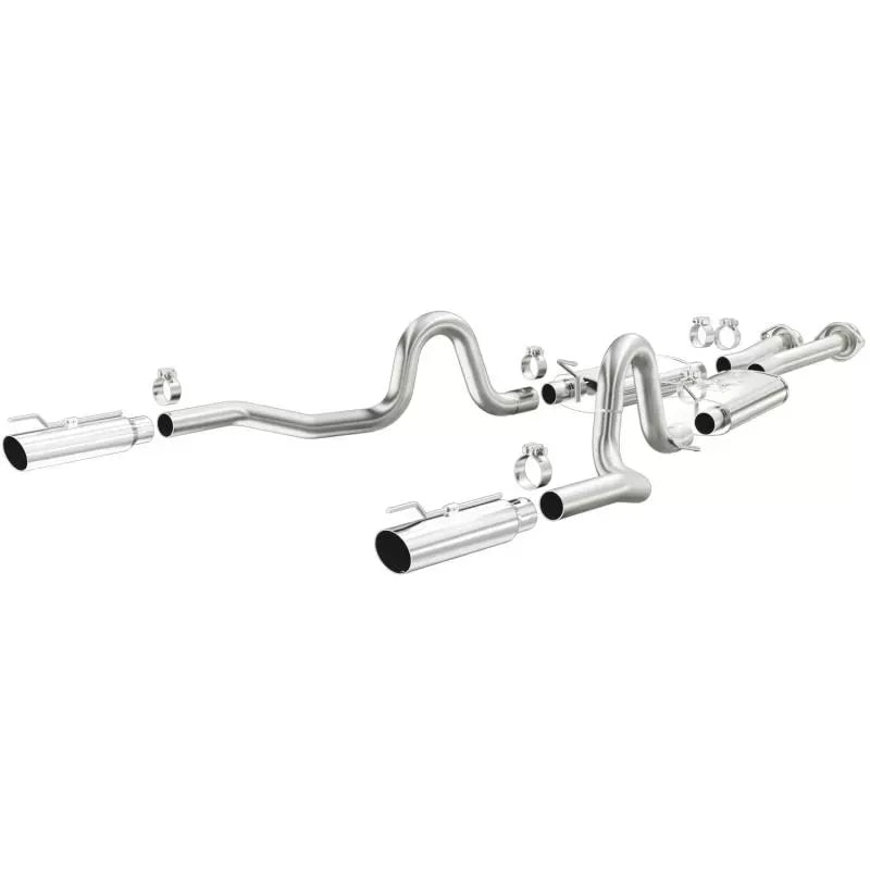 MagnaFlow Street Series Cat-Back Exhaust System for 1999-2004 Ford Mustang GT, Dual Split Rear
