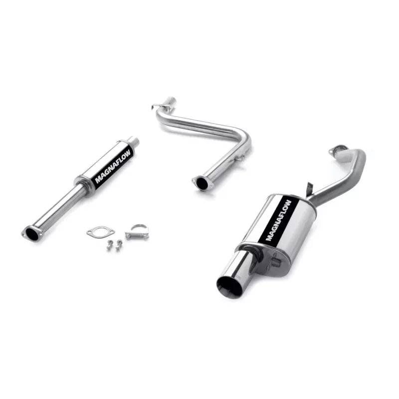 MagnaFlow Street Series Cat-Back Exhaust System for 2001-2005 Mitsubishi Eclipse, 2.25" Diameter, Polished Stainless Ste