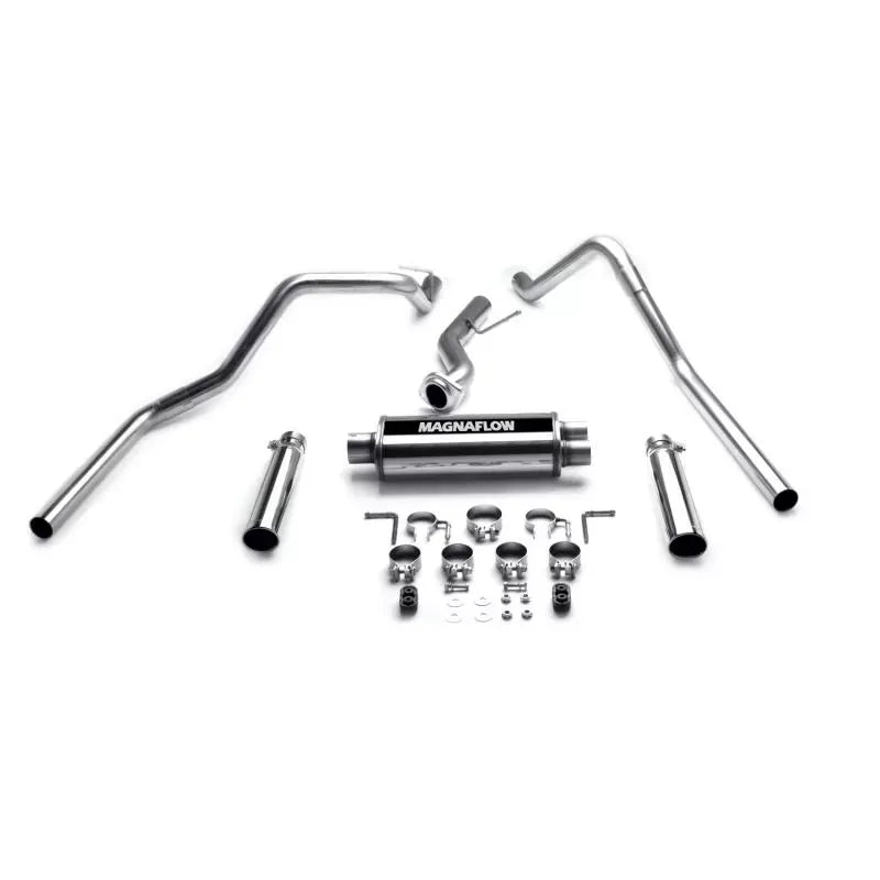 MagnaFlow MF Series Stainless Cat-Back Exhaust System for 1999-2002 Chevy Silverado/GMC Sierra