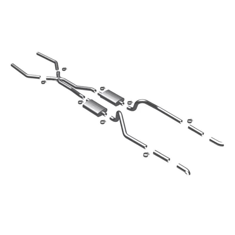 MagnaFlow Street Series 1967-1970 Ford Mustang 2.5" Stainless Crossmember-Back Exhaust System