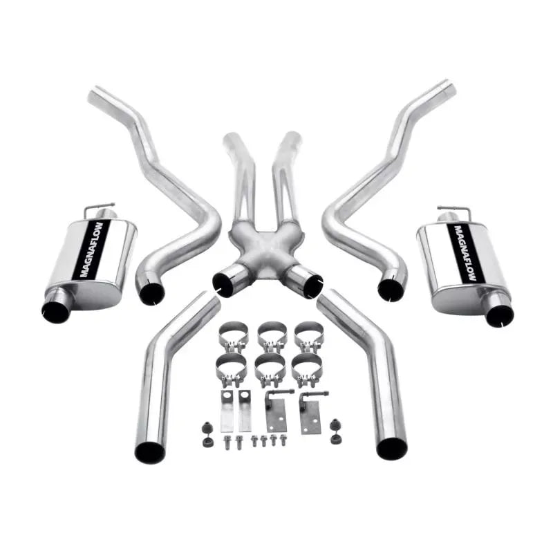 MagnaFlow Street Series Stainless Crossmember-Back Exhaust System for Dodge Challenger & Plymouth Barracuda (1970-1972)