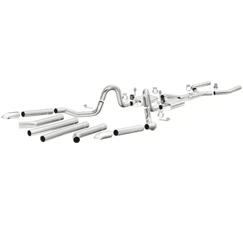 MagnaFlow Street Series Stainless Crossmember-Back Exhaust System for 1964-1967 Buick, Chevy, Pontiac