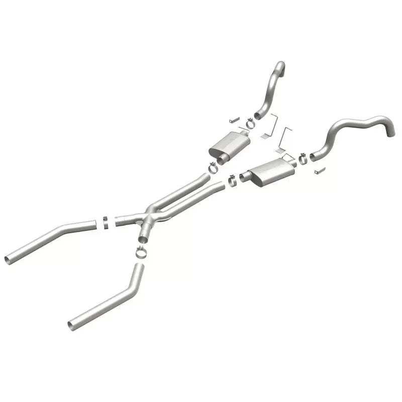 MagnaFlow Street Series Stainless Crossmember-Back Exhaust System for Classic GM Models