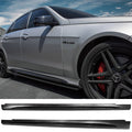 2014-2016 Benz W212 S212 E Class AMG Style Side Skirts Extension PP