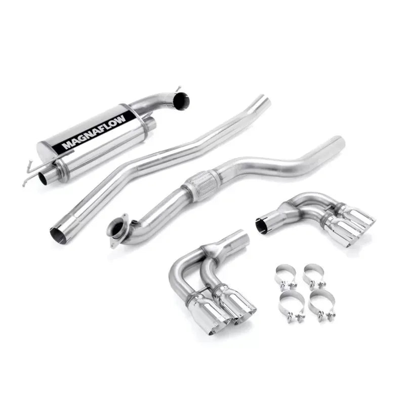 MagnaFlow Street Series Cat-Back Exhaust System for 2007-2009 Saturn Sky, 3" Diameter, Quad Split Rear
