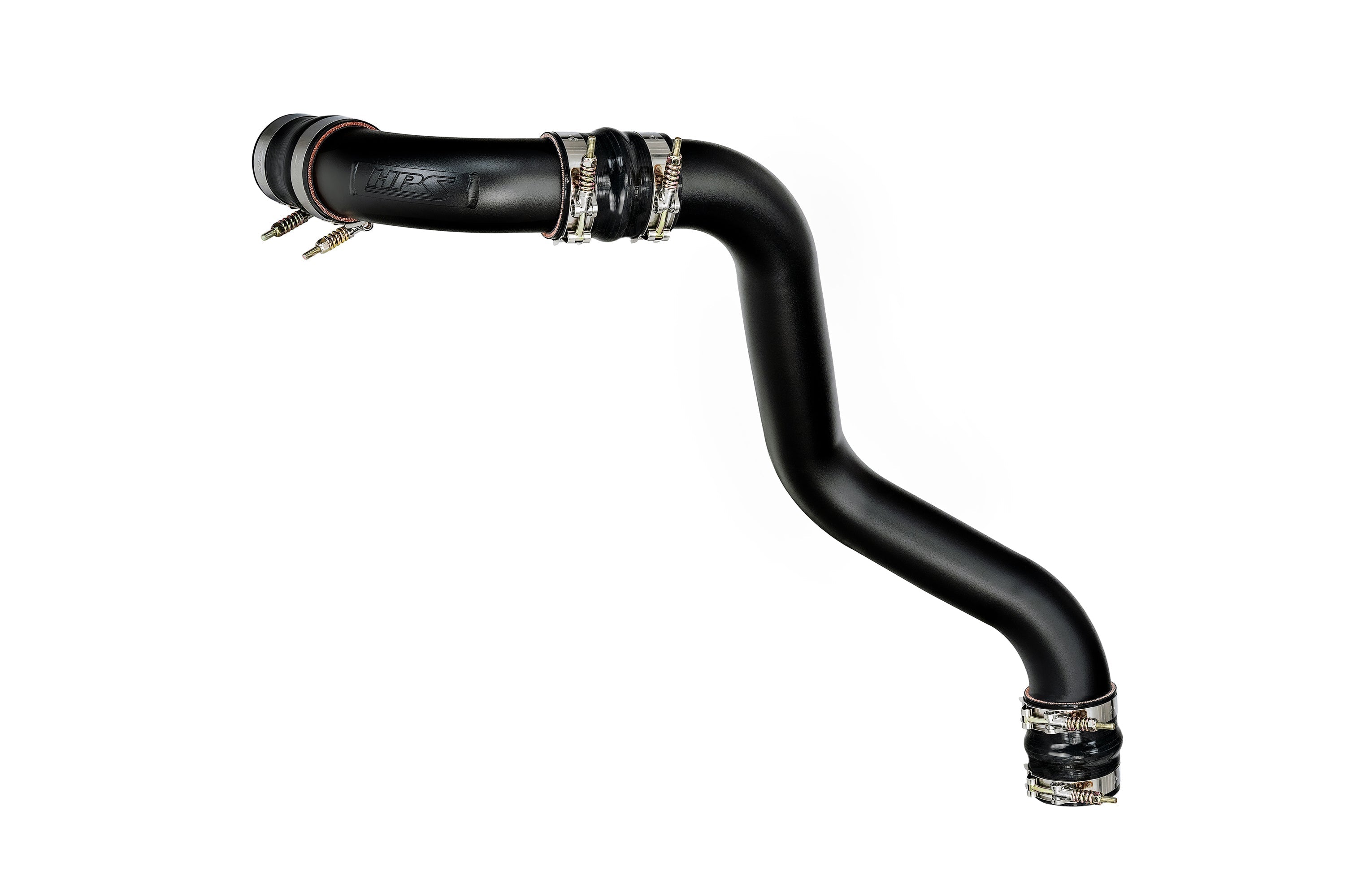HPS Performance HPS Intercooler Charge Pipe Hot Side, 2017-2019 Chevy Silverado 3500 HD Duramax 6.6L V8 Diesel Turbo L5P, 17-146