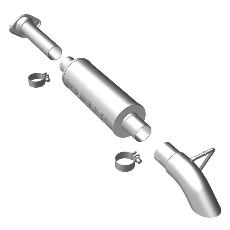 MagnaFlow 2004-2006 Jeep Wrangler Off-Road Pro Series Cat-Back Exhaust System, 2.5" Piping